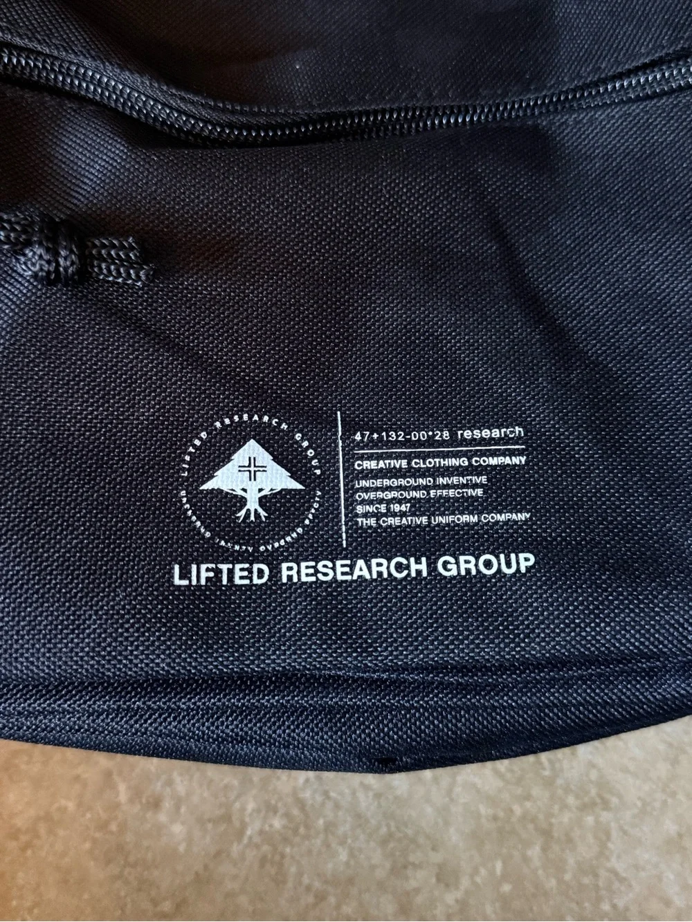 LRG Sling Bag Shoulder 20” Black Strap Lifecycle Crossbody New FAST SHIPPING